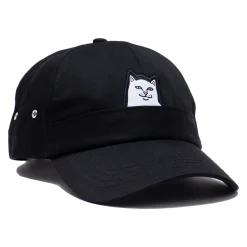 Ripndip Strapbacks / Snapbacks<Lord Nermal 6 Panel Pocket Hat (Black)