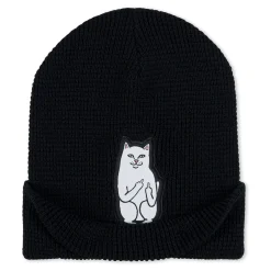 Ripndip Beanies|Stocking Stuffers<Lord Nermal Beanie (Black)