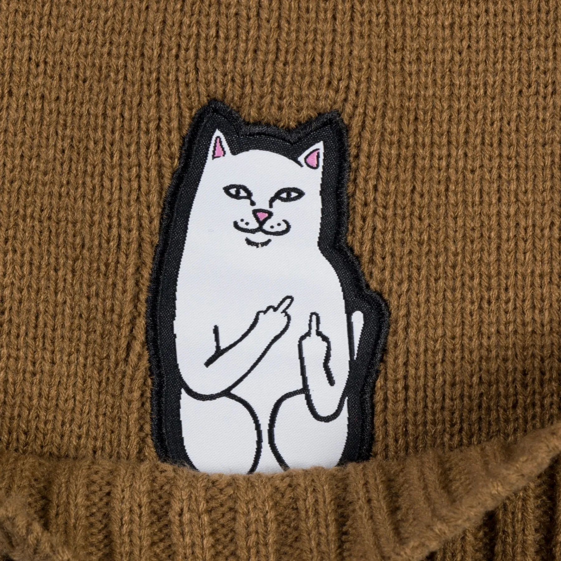 Ripndip Beanies|Stocking Stuffers<Lord Nermal Beanie (Brown)