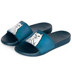 Ripndip Slides / Slippers|Shoes<Lord Nermal Camo Slides (Navy)