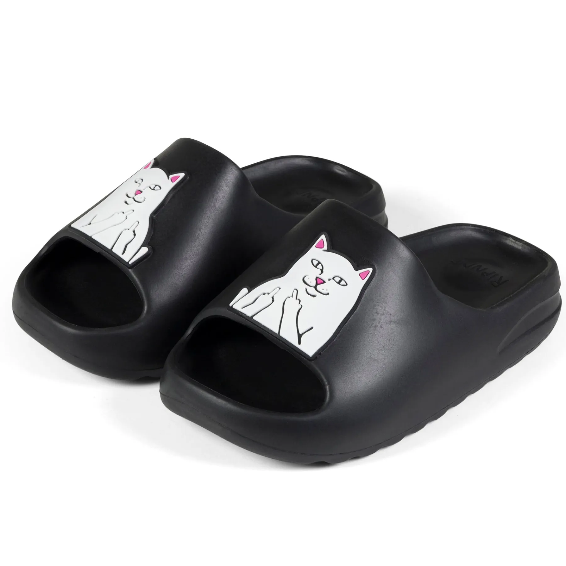 Ripndip Slides / Slippers|Shoes<Lord Nermal Cloud Slides (Black)
