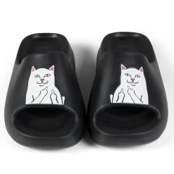 Ripndip Slides / Slippers|Shoes<Lord Nermal Cloud Slides (Black)