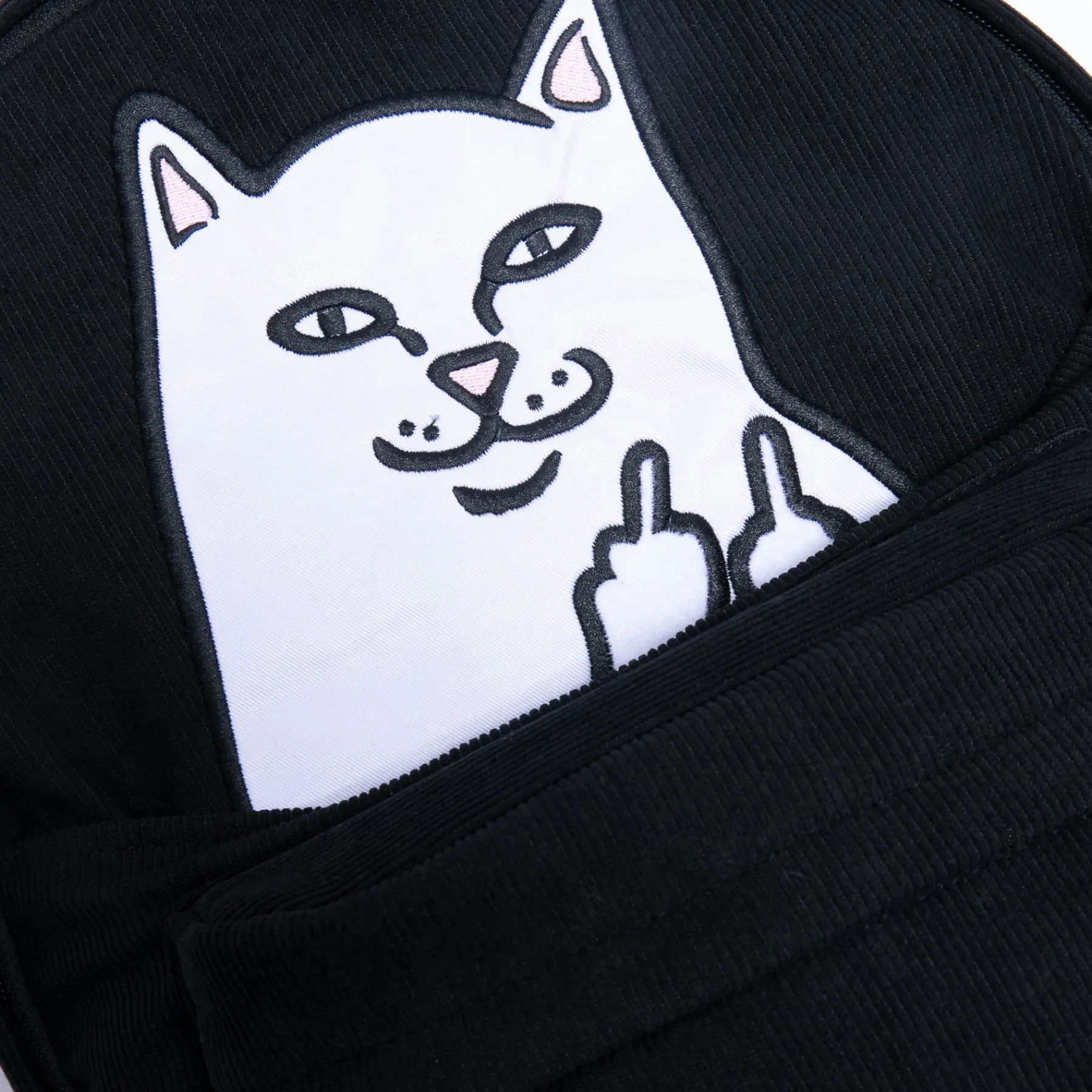 Ripndip Backpacks<Lord Nermal Corduroy Backpack (Black)
