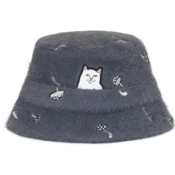Ripndip Buckets<Lord Nermal Euphoria Sherpa Bucket Hat (Charcoal)