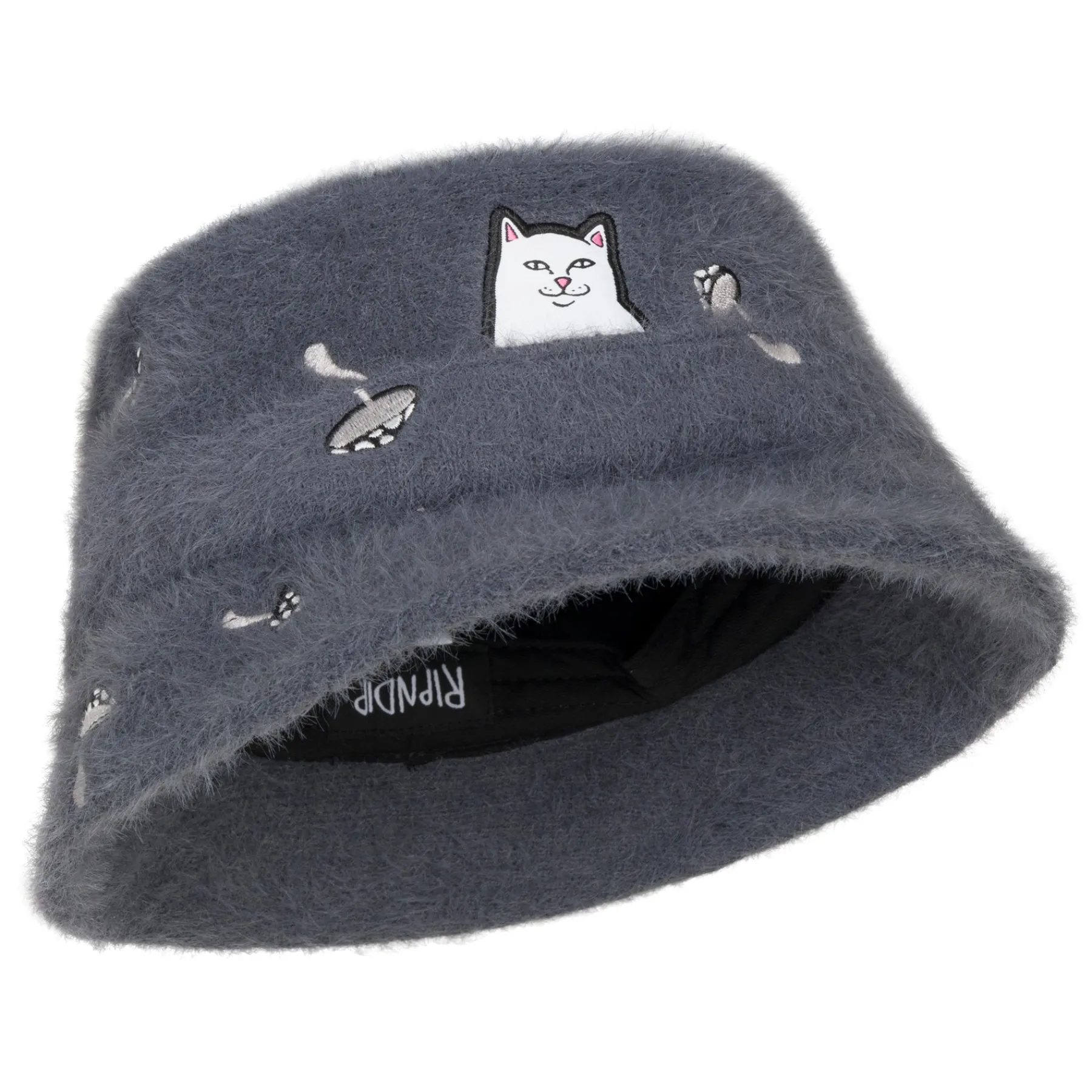 Ripndip Buckets<Lord Nermal Euphoria Sherpa Bucket Hat (Charcoal)