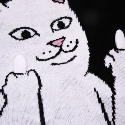 Ripndip Knits / Sweaters|Christmas Items<Lord Nermal Flippy Knitty Sweater (Black)