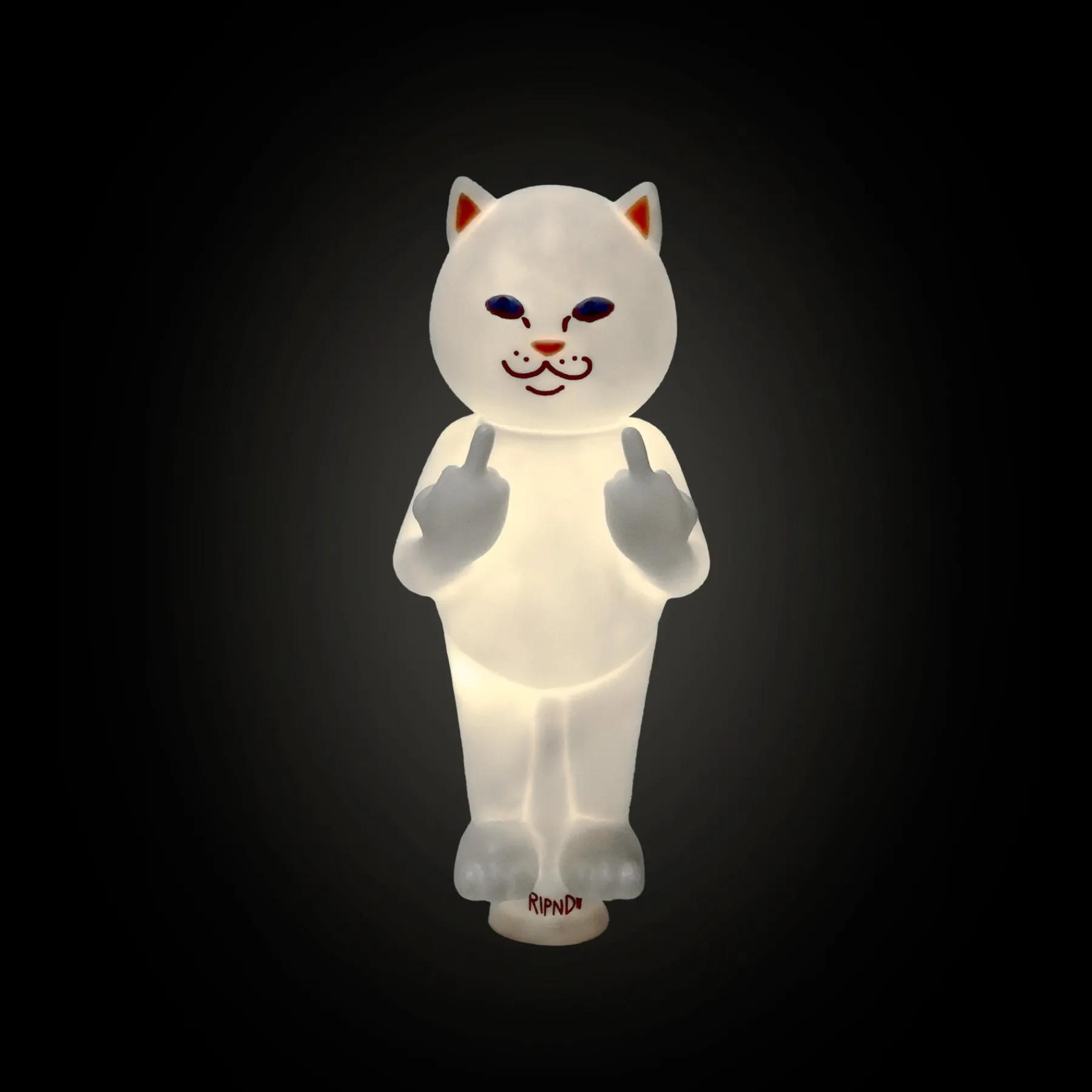 Ripndip Christmas Items<Lord Nermal Light Up Tree Topper (White)