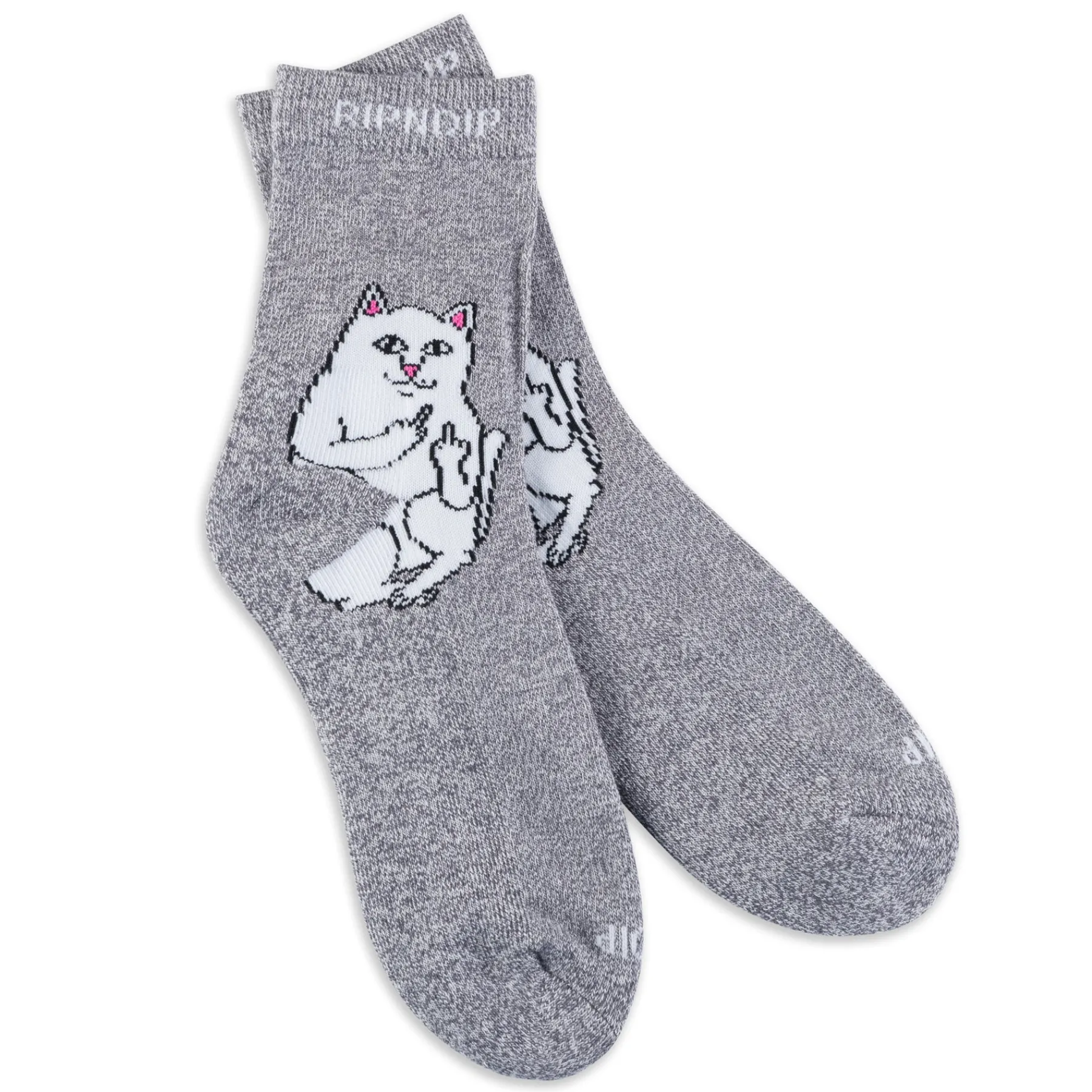 Ripndip Socks|Stocking Stuffers<Lord Nermal Mid Socks (Charcoal Heather)