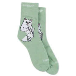 Ripndip Socks|Stocking Stuffers<Lord Nermal Mid Socks (Sage)