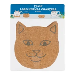 Ripndip Stocking Stuffers|Home Goods<Lord Nermal 4pc Coaster Set (White)