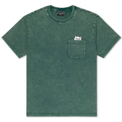 Ripndip Lord Nermal Tees|Short Sleeve Tees<Lord Nermal Pocket Tee (Hunter Mineral Wash)