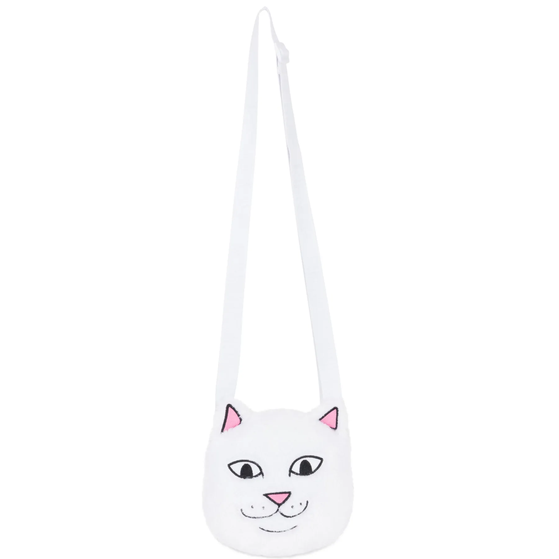 Ripndip Stocking Stuffers|Shoulder Bags<Lord Nermal Sherpa Crossbody Bag (White)