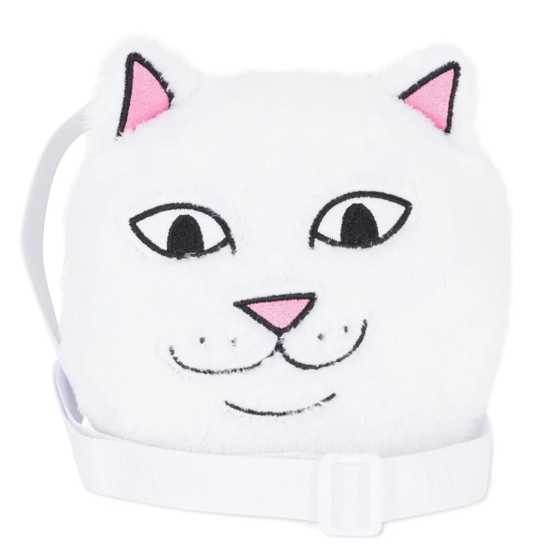 Ripndip Stocking Stuffers|Shoulder Bags<Lord Nermal Sherpa Crossbody Bag (White)
