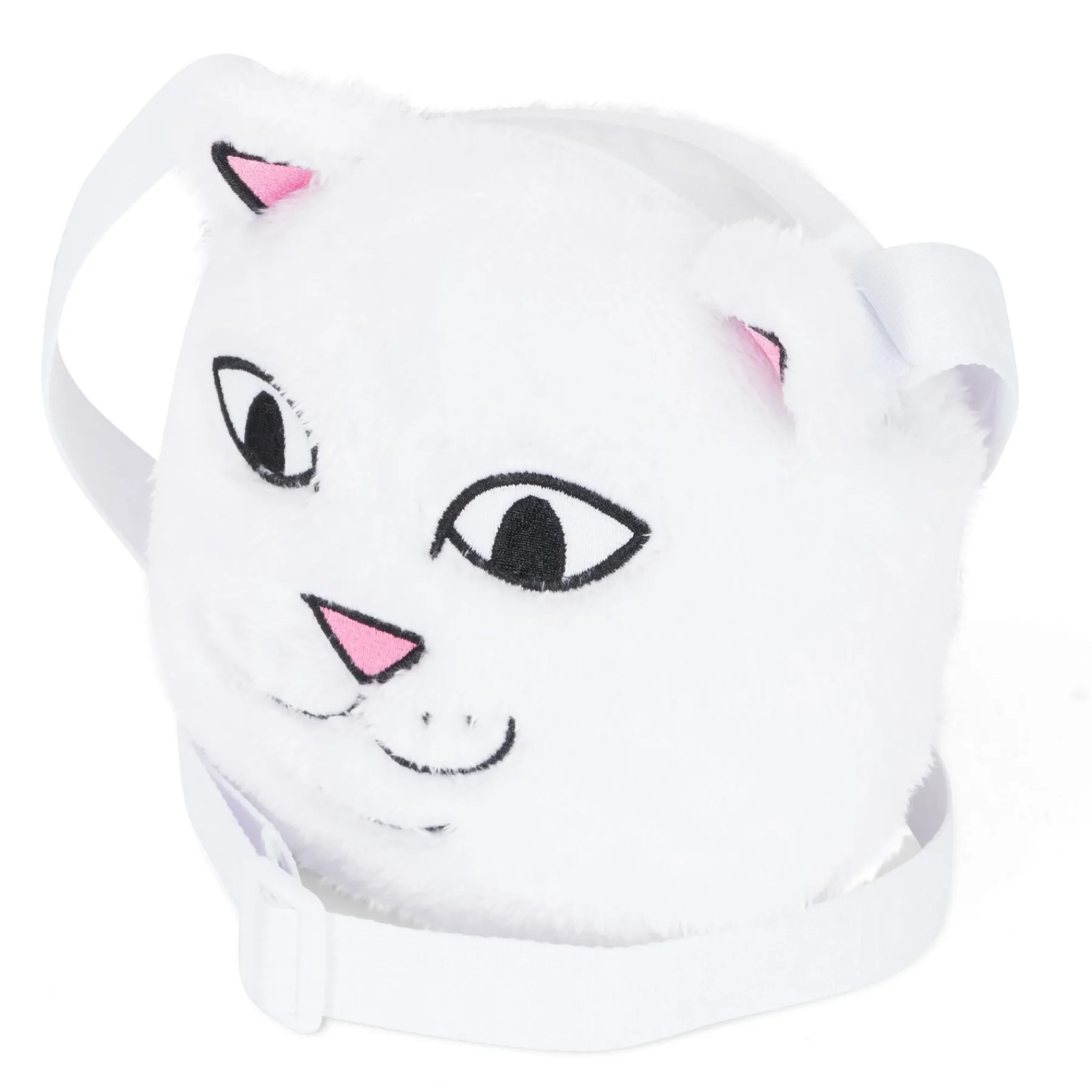 Ripndip Stocking Stuffers|Shoulder Bags<Lord Nermal Sherpa Crossbody Bag (White)