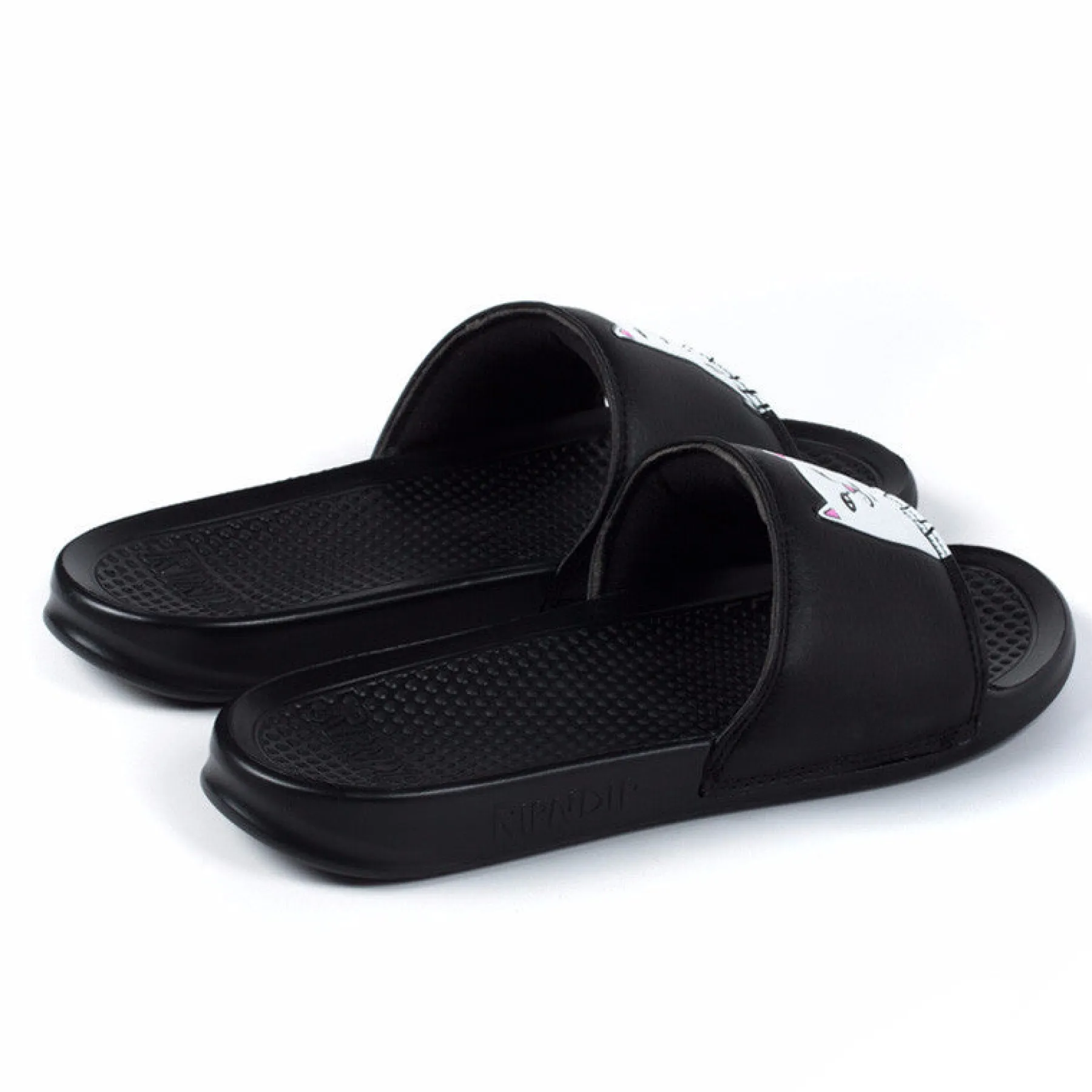 Ripndip Slides / Slippers<Lord Nermal Slides (Black)