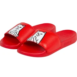 Ripndip Slides / Slippers|Stocking Stuffers<Lord Nermal Slides (Red)
