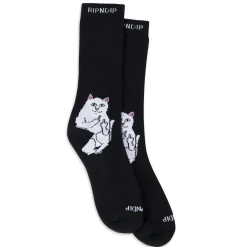 Ripndip Socks|Stocking Stuffers<Lord Nermal Socks (Black)