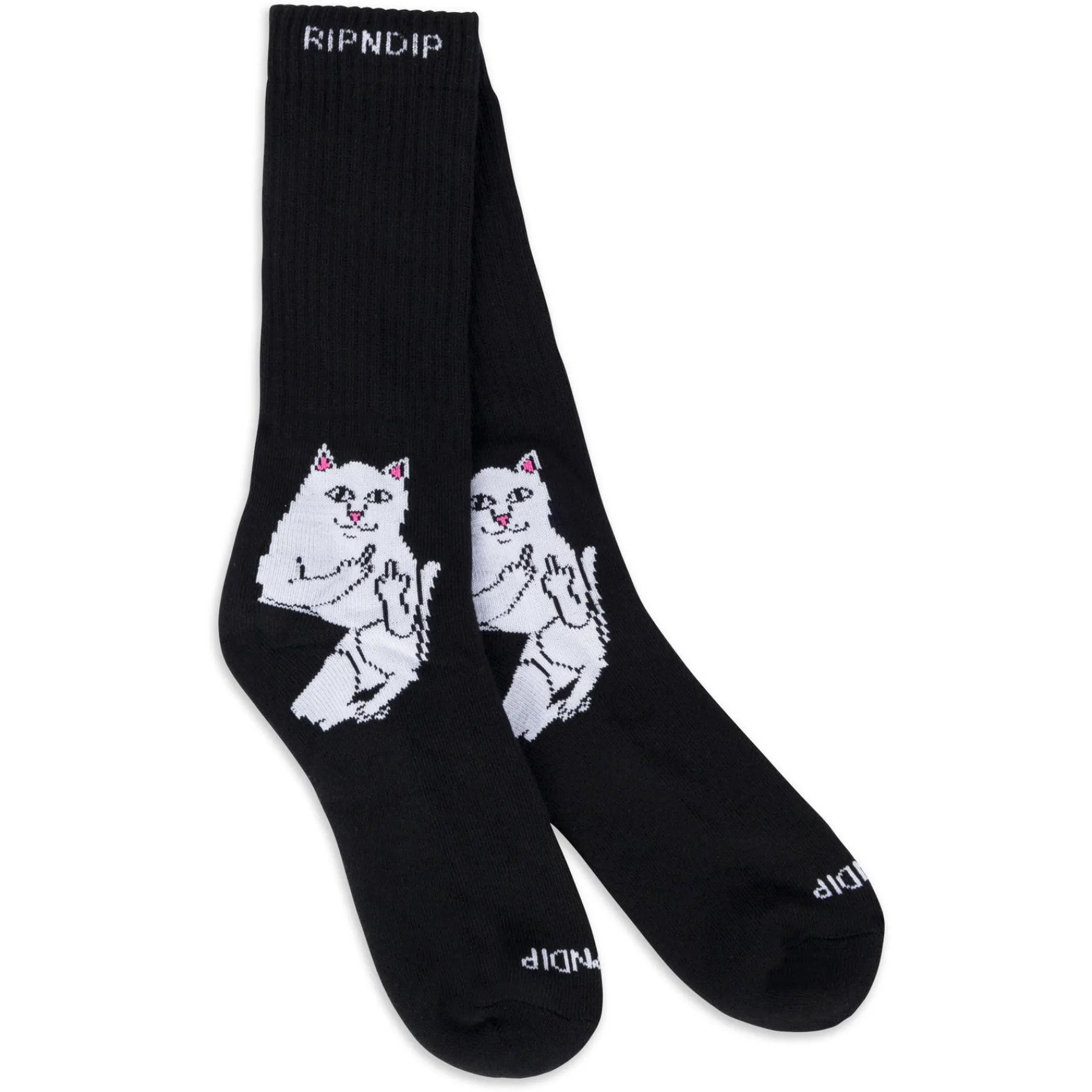 Ripndip Socks|Stocking Stuffers<Lord Nermal Socks (Black)