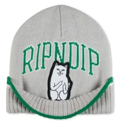 Ripndip Beanies<Lord Nermal Team Spirit Beanie (Green/Grey)