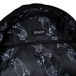 Ripndip Backpacks<Lord Nermal Velcro Hands Backpack (Black)