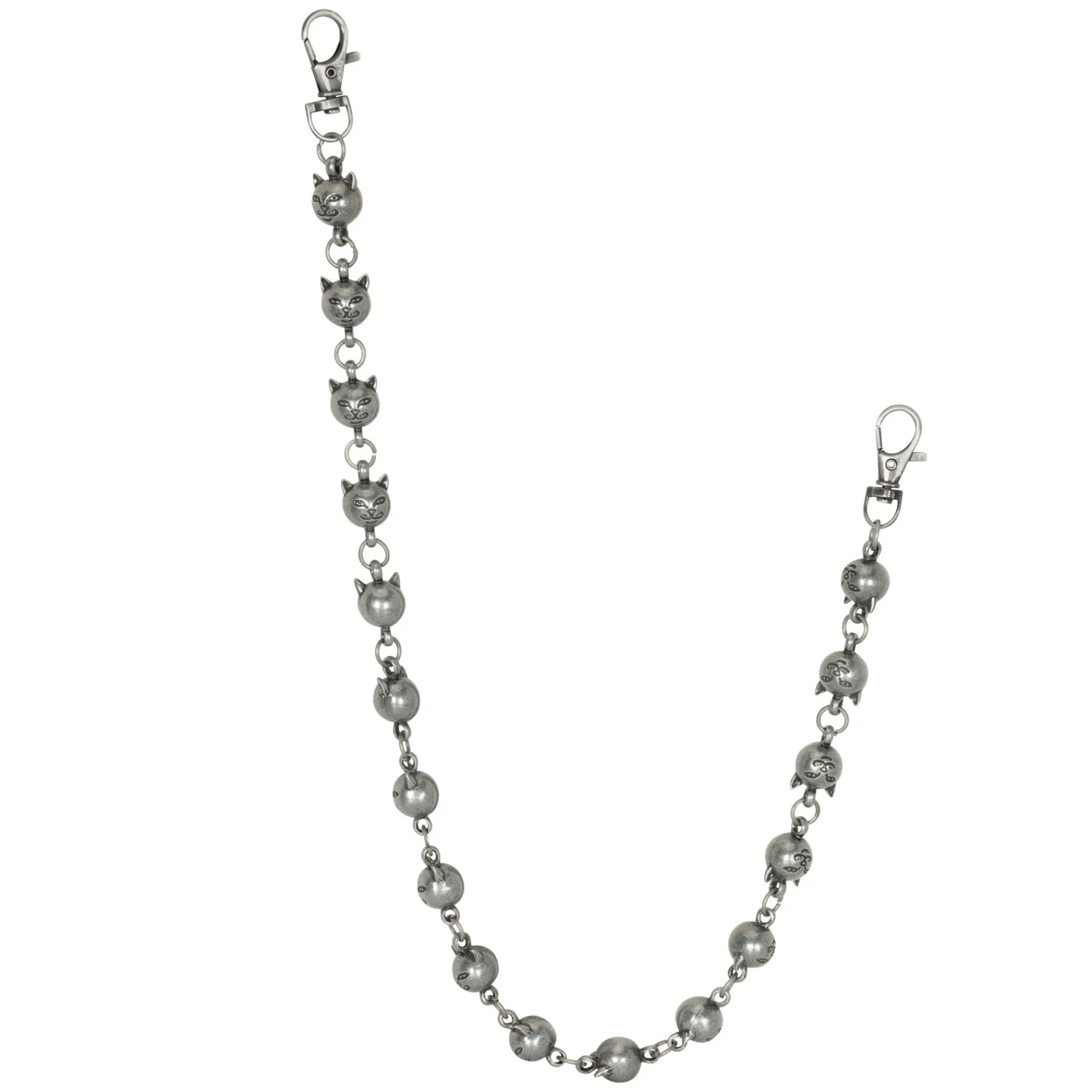 Ripndip Jewelry<Lord Nermal Wallet Chain (Silver)