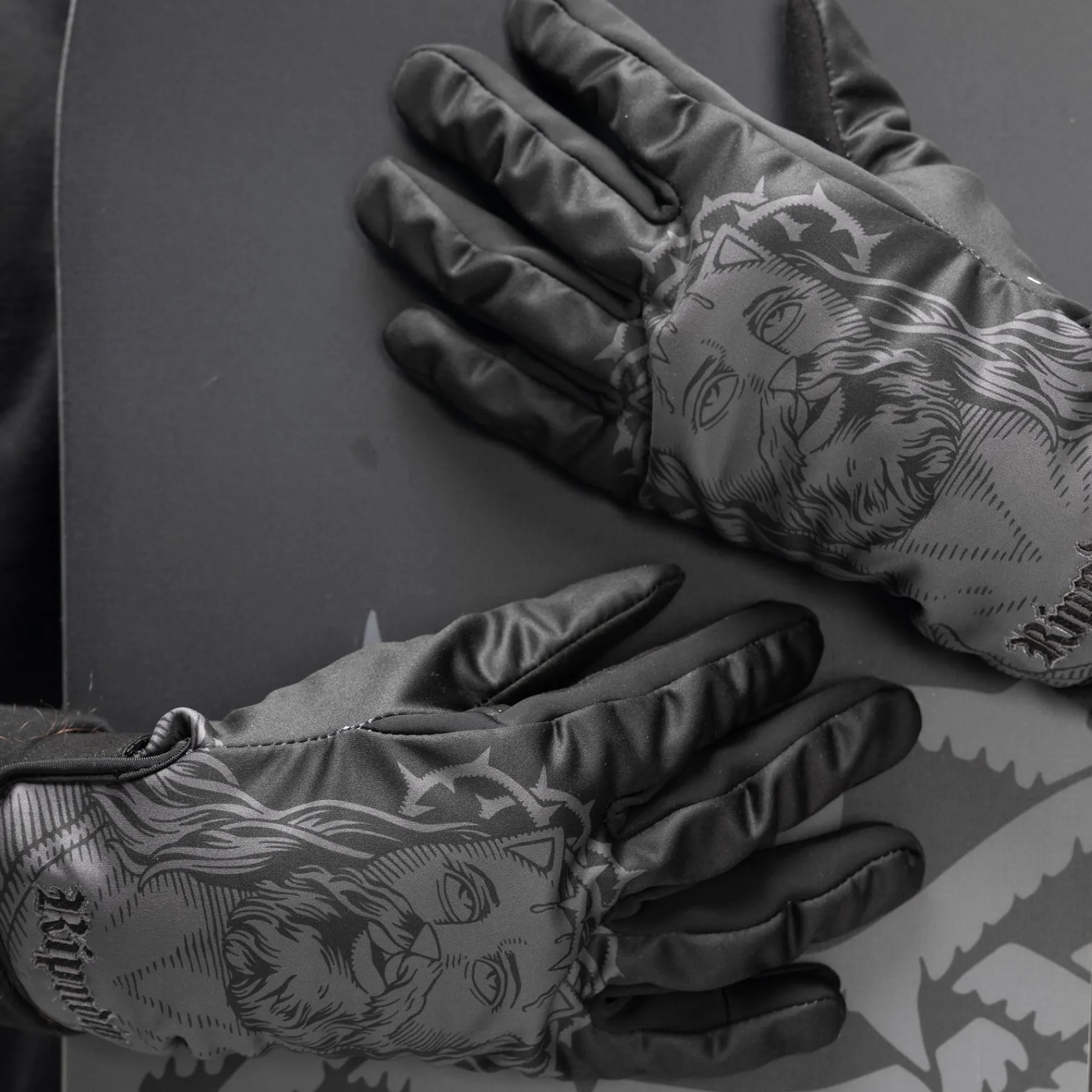 Ripndip Snowboards<Lord Savior Snow Gloves (Black)