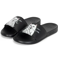 Ripndip Slides / Slippers|Stocking Stuffers<Lord Smokey Slides (Black)