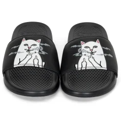 Ripndip Slides / Slippers|Stocking Stuffers<Lord Smokey Slides (Black)