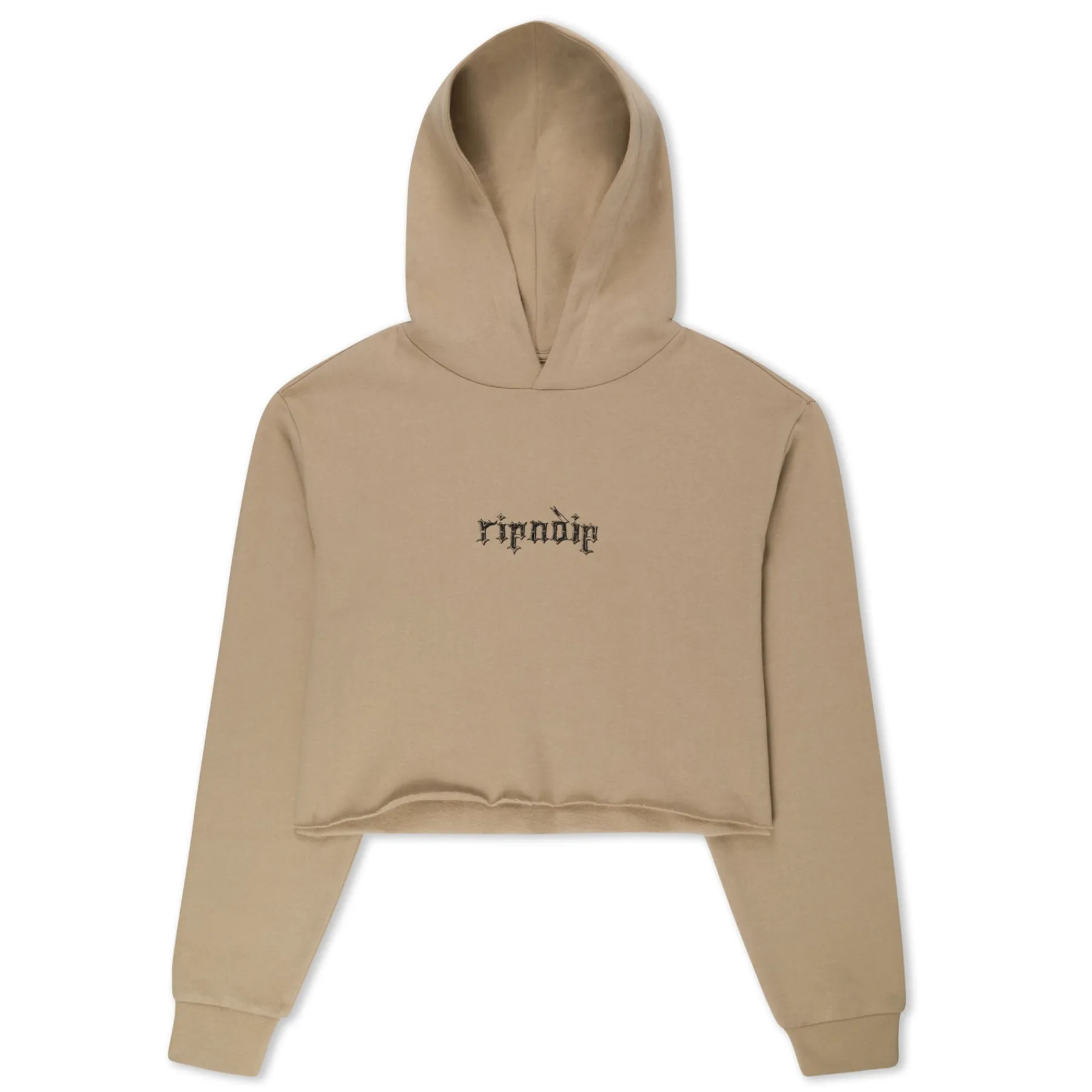 Ripndip Hoodies / Crewnecks|Womens<Los Feliz Cropped Hoodie (Sand)