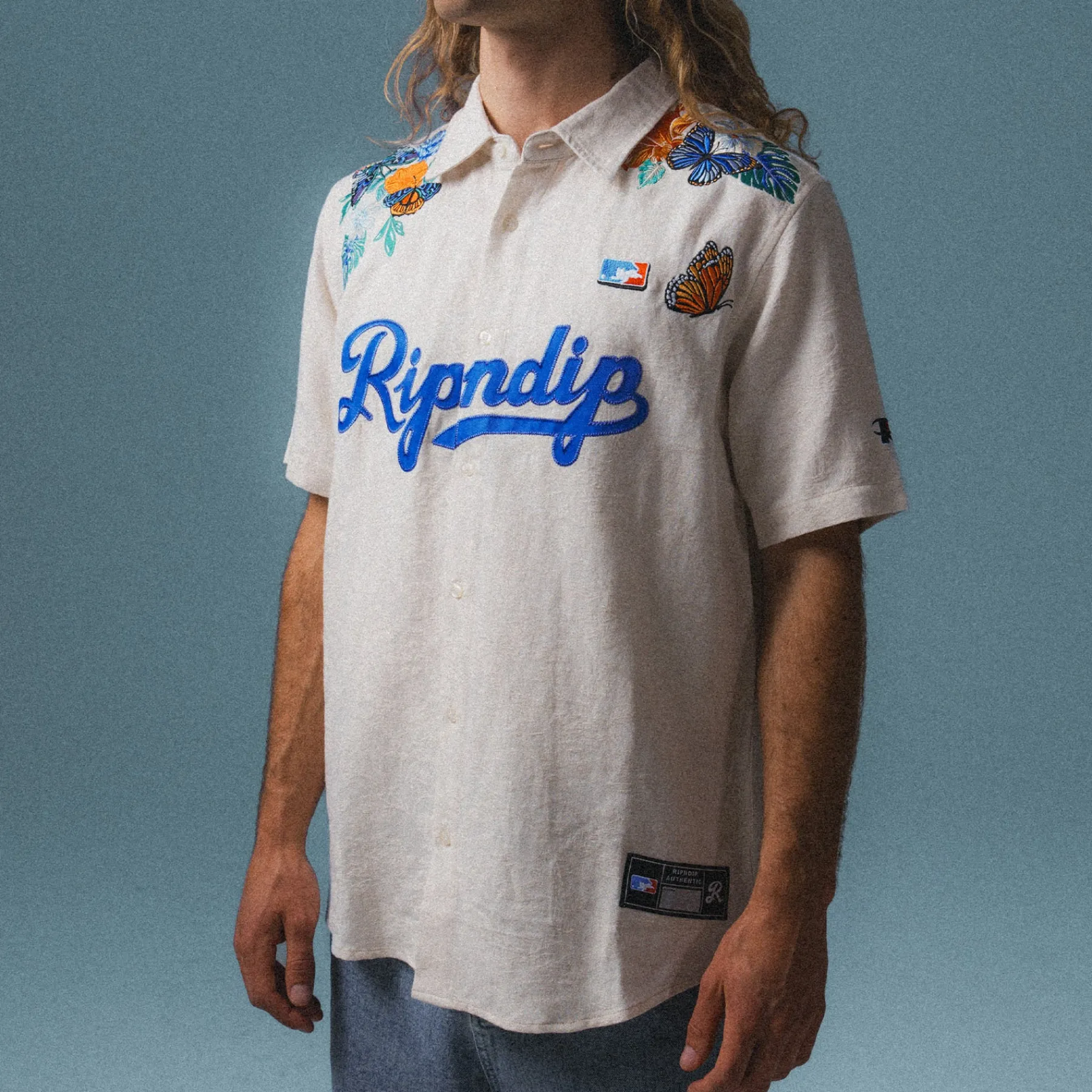Ripndip Button Ups<Los Button Up (Off White)