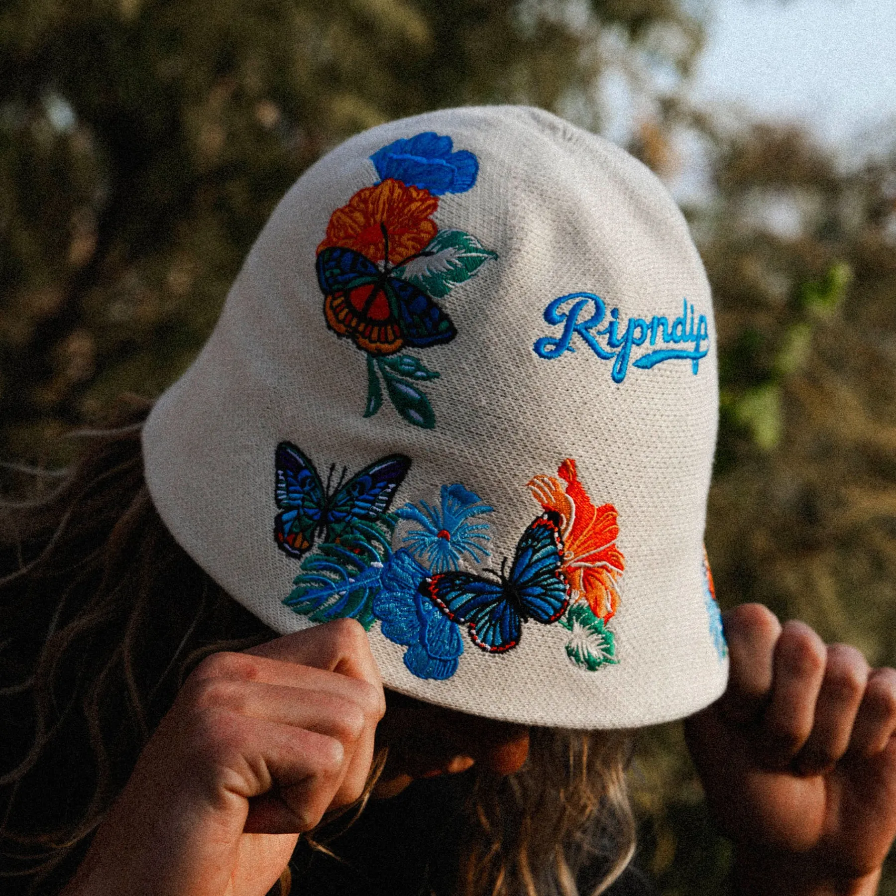 Ripndip Buckets|Stocking Stuffers<Los Crochet Bucket Hat (Off White)