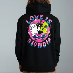 Ripndip Hoodies / Crewnecks<Love Is Hoodie (Black)