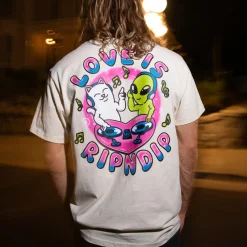 Ripndip Short Sleeve Tees<Love Is Tee (Natural)
