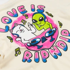 Ripndip Short Sleeve Tees<Love Is Tee (Natural)