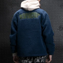 Ripndip Jackets<Love N Dip Sherpa Jacket (Navy)