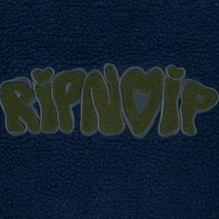 Ripndip Jackets<Love N Dip Sherpa Jacket (Navy)