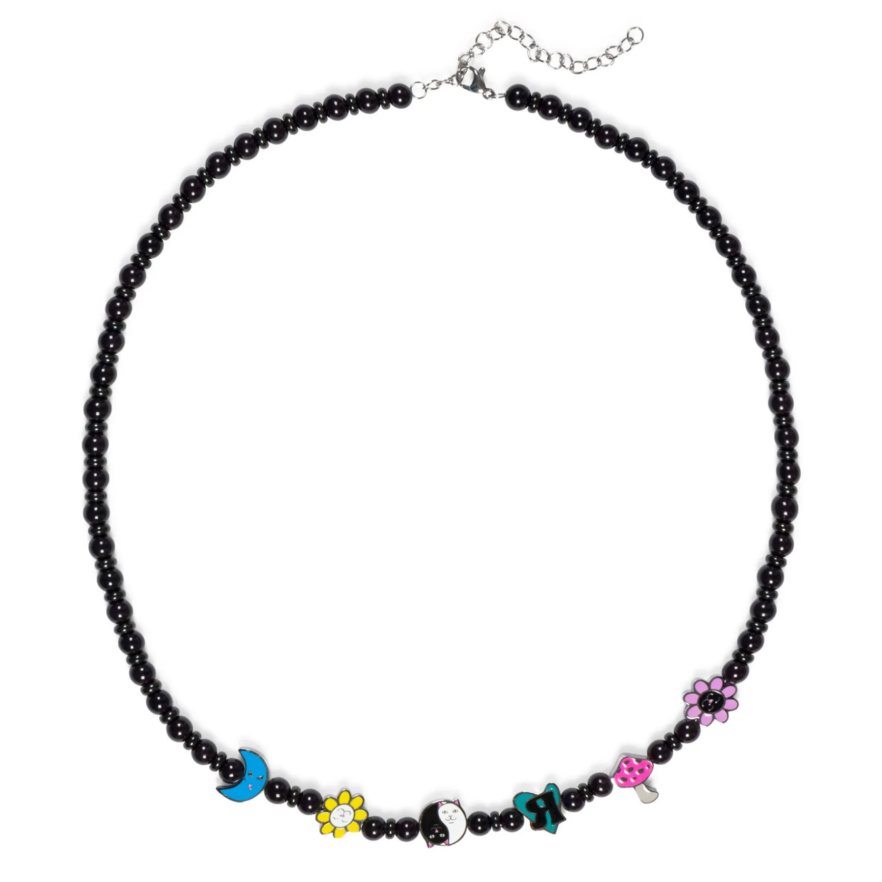 Ripndip Womens|Accessories<Lucky Charms Necklace (Black)