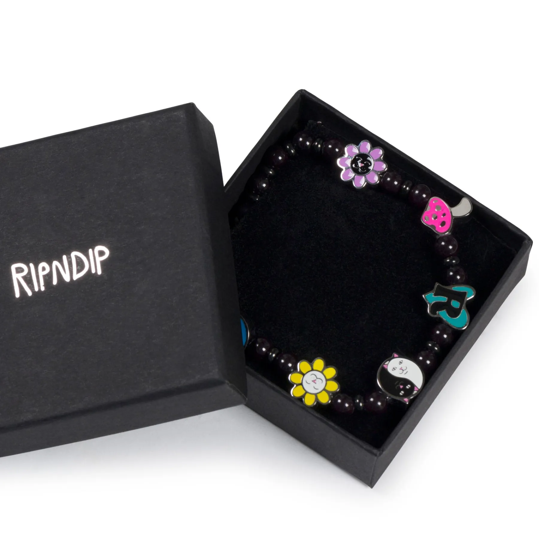 Ripndip Womens|Accessories<Lucky Charms Necklace (Black)