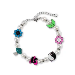 Ripndip Womens|Accessories<Lucky Charms Pearl Bracelet (Multi)