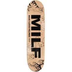 Ripndip Decks<Man I Love Felines Board (Black)