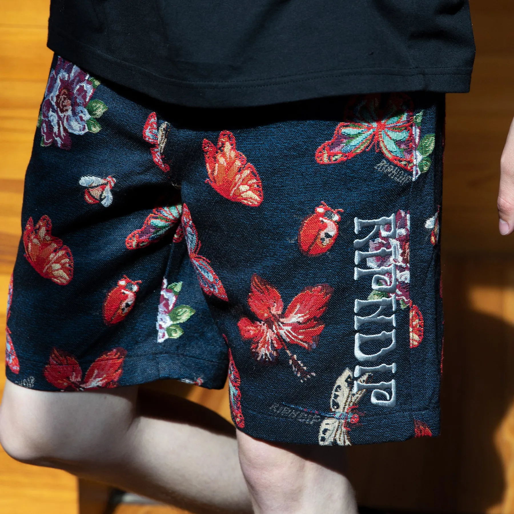 Ripndip Shorts<Monarch Butterfly Shorts (Black)