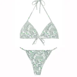 Ripndip Womens|Womens<Moneybag 2pc Bikini Set (Olive)