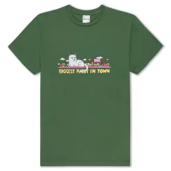 Ripndip Short Sleeve Tees|Stocking Stuffers<My Neighborhood Tee (Olive)