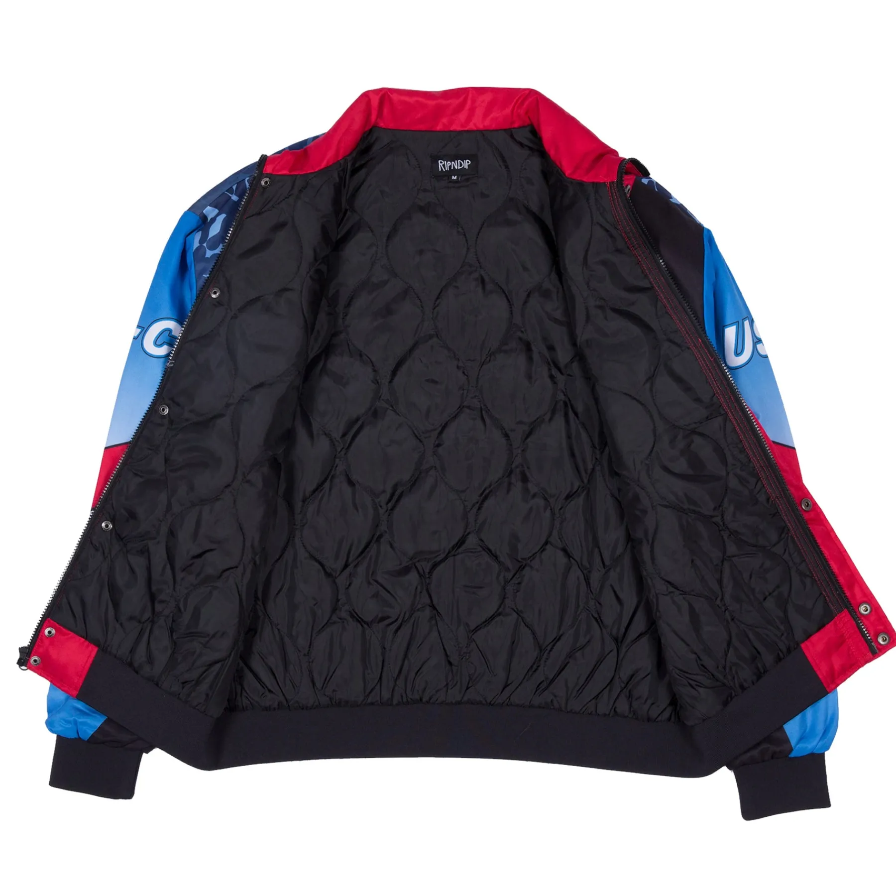 Ripndip Jackets<Nascar Nerm Puffy Racing Jacket (Multi)