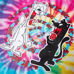 Ripndip Hoodies / Crewnecks<Nerm & Jerm Show Hoodie (Rainbow Spiral Dye)