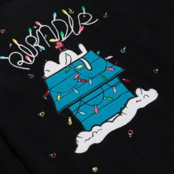 Ripndip Knits / Sweaters|Christmas Items<Nerm Christmas Light Up Knit Sweater (Black)
