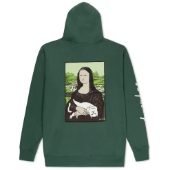 Ripndip Hoodies / Crewnecks<Nermal Lisa Hoodie (Alpine Green)