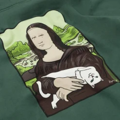 Ripndip Hoodies / Crewnecks<Nermal Lisa Hoodie (Alpine Green)