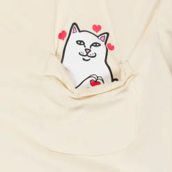 Ripndip Short Sleeve Tees<Nermal Loves Pocket Tee (Natural)