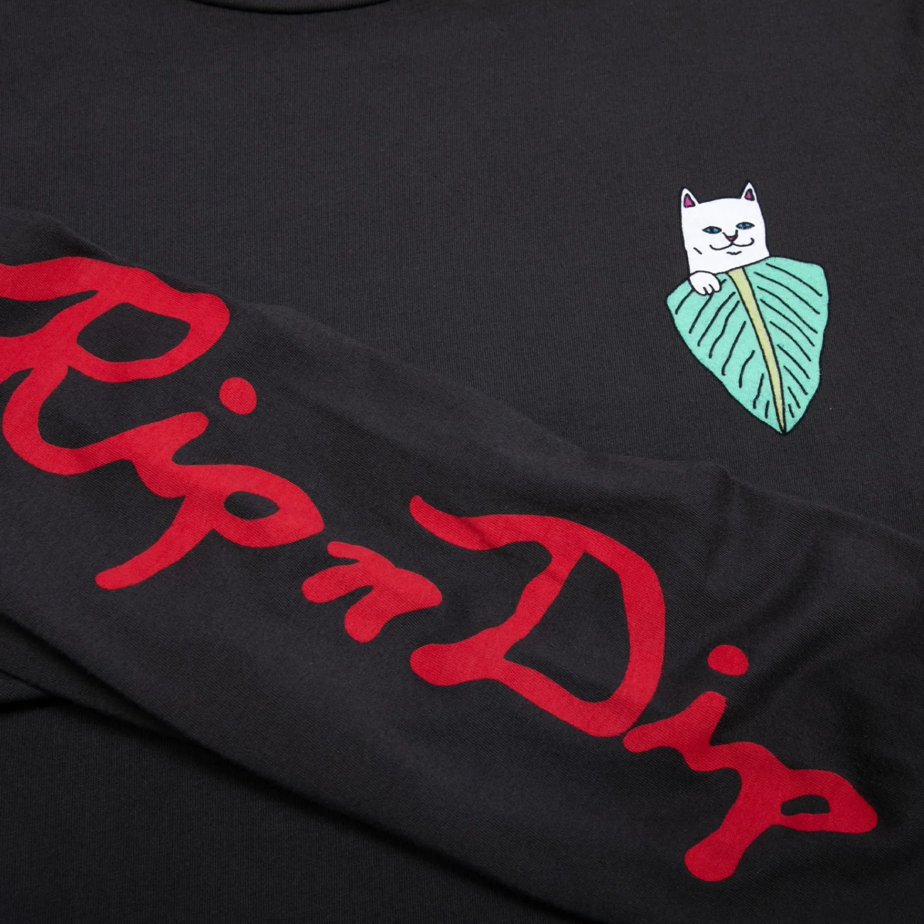 Ripndip Long Sleeve Tees<Nermal Portrait L/S (Vintage Black)